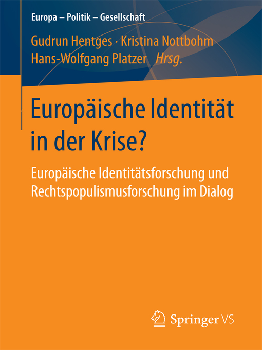 Title details for Europäische Identität in der Krise? by Gudrun Hentges - Available